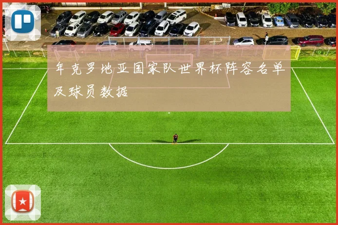 年克罗地亚国家队世界杯阵容名单及球员数据